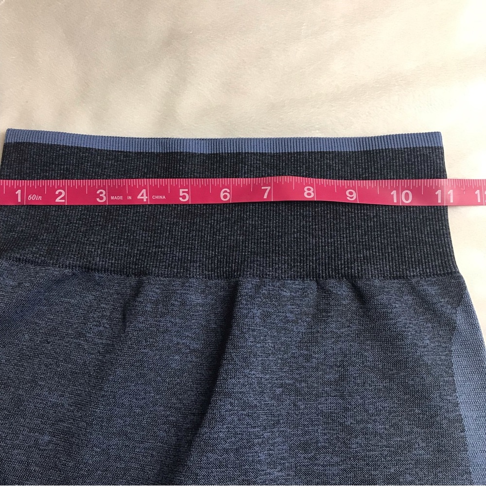 Victoria Secret PINK Pants Leggings XS Full Length Tight High Waist Navy Blue - Picture 7 of 14
